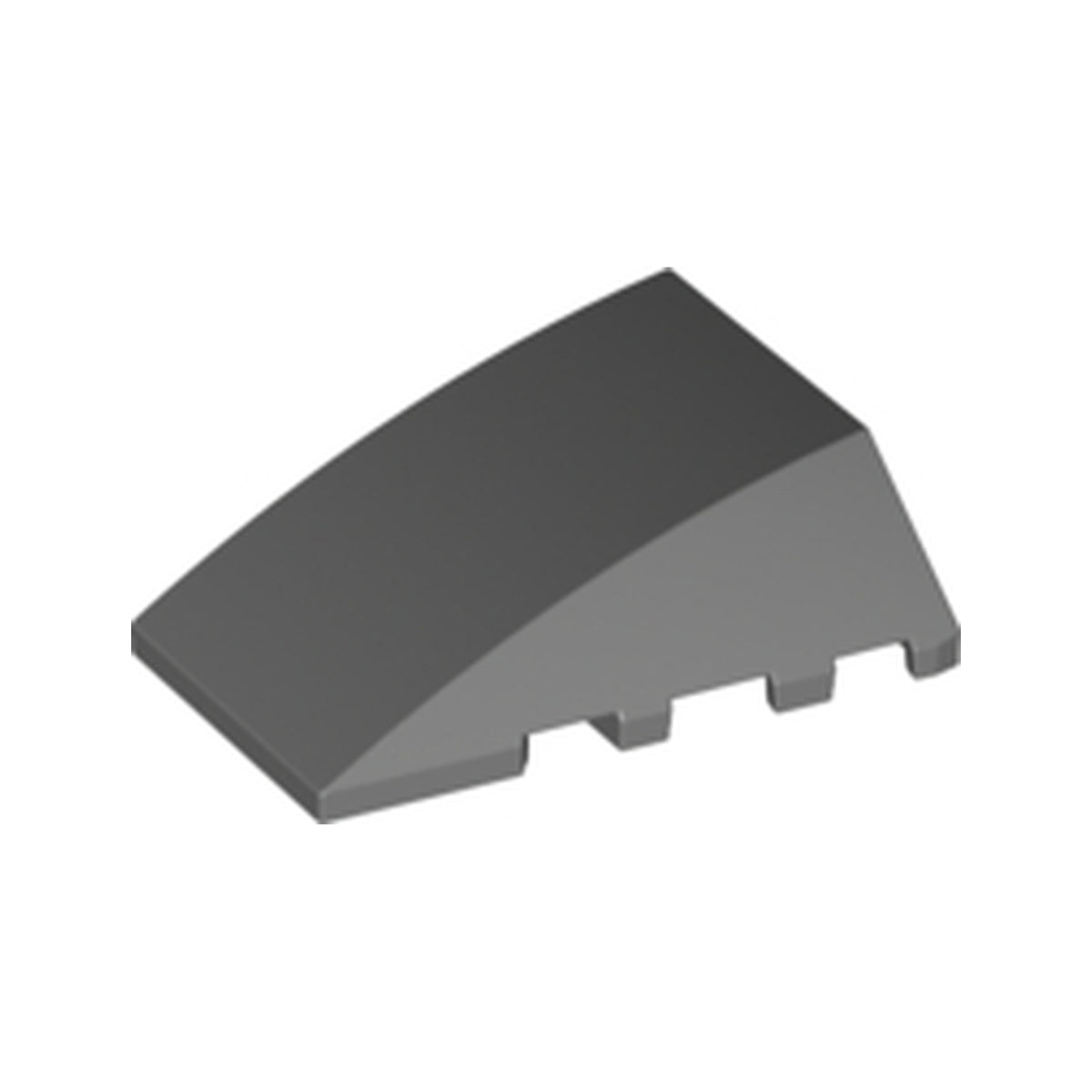 LEGO® Wedge 4 x 4 Triple Curved No Studs 47753 dunkelgrau