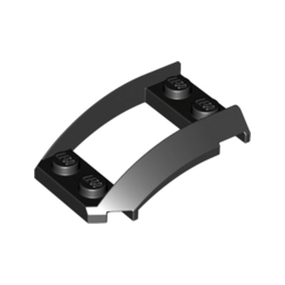 LEGO® Wedge 4 x 3 Open with Cutout and 4 Studs 47755 schwarz
