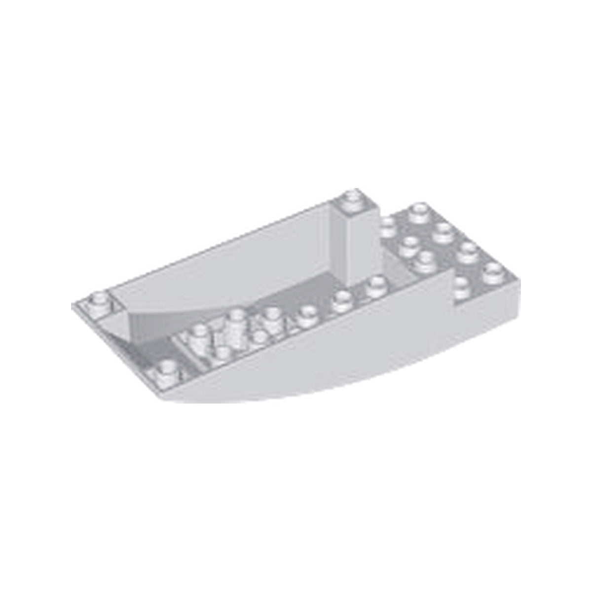 LEGO® Cockpit 10 x 4 x 2 Curved 47846 hellgrau