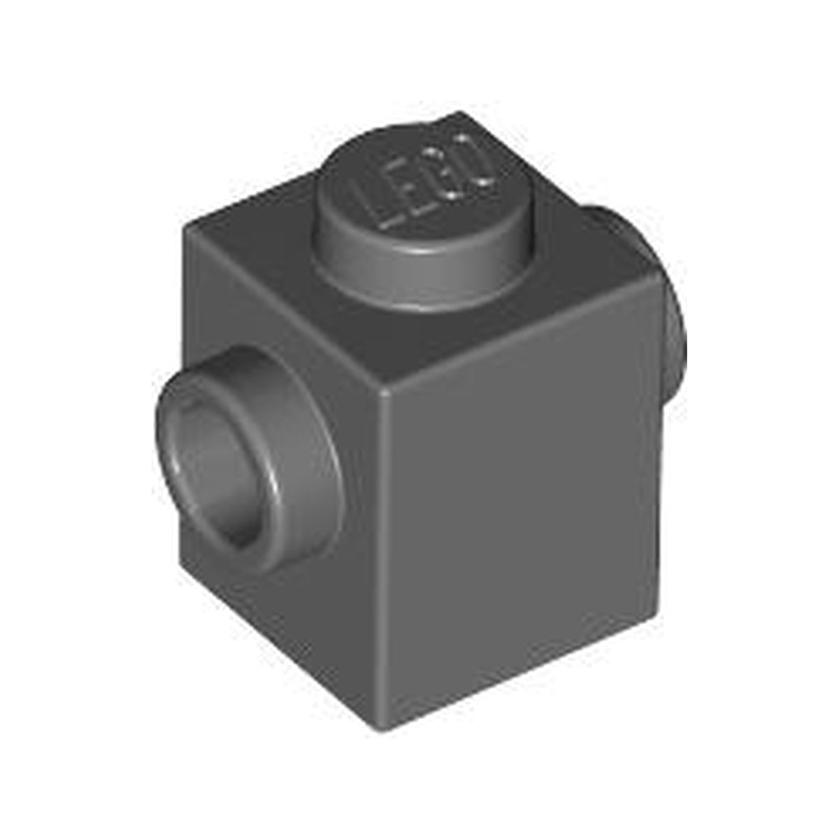 LEGO® Brick, Modified 1 x 1 with Studs on 2 Sides, Opposite 47905 dunkelgrau