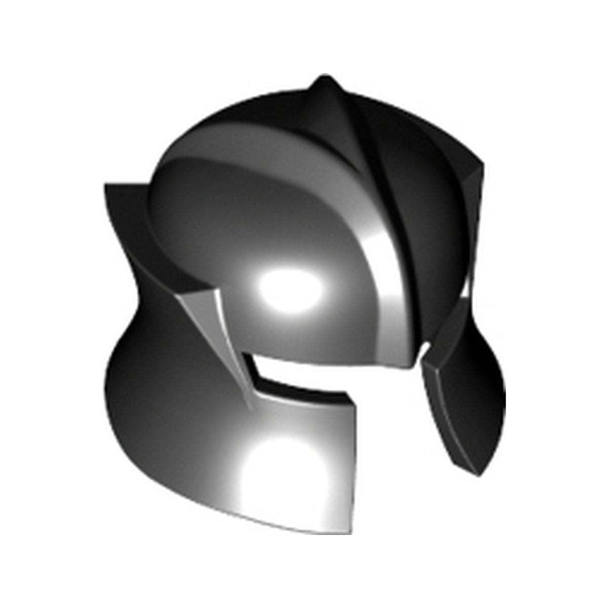 LEGO® Minifigure, Headgear Helmet Castle Barbute with Angled Cheek Protection 48493 schwarz