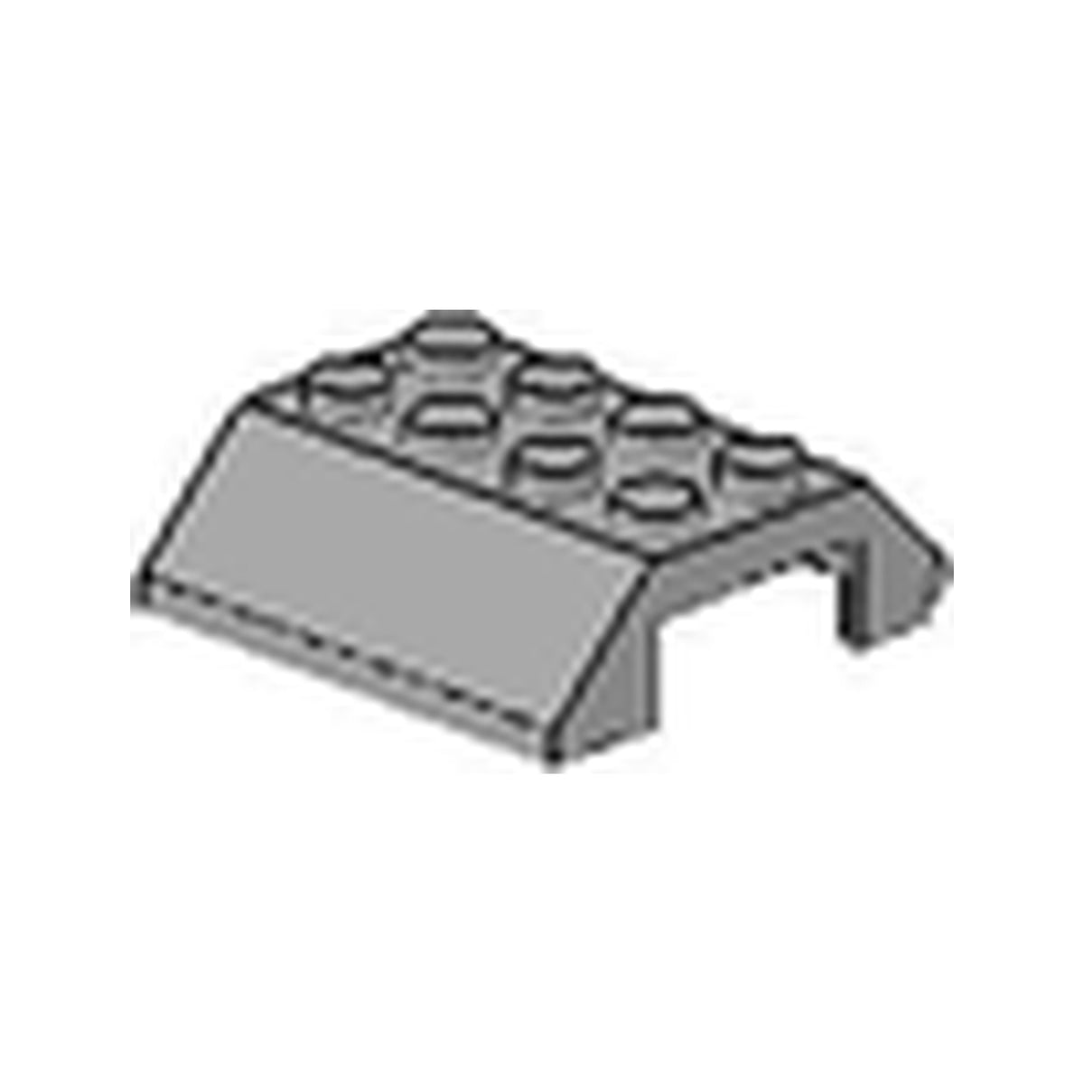 LEGO® Slope 45 4 x 4 Double with Hinge 4857 hellgrau (alt)