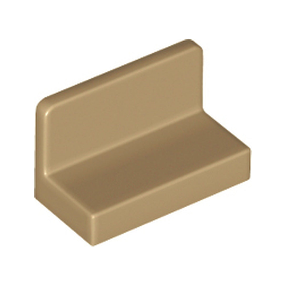 LEGO® Panel 1 x 2 x 1 with Rounded Corners 4865b dunkelbeige