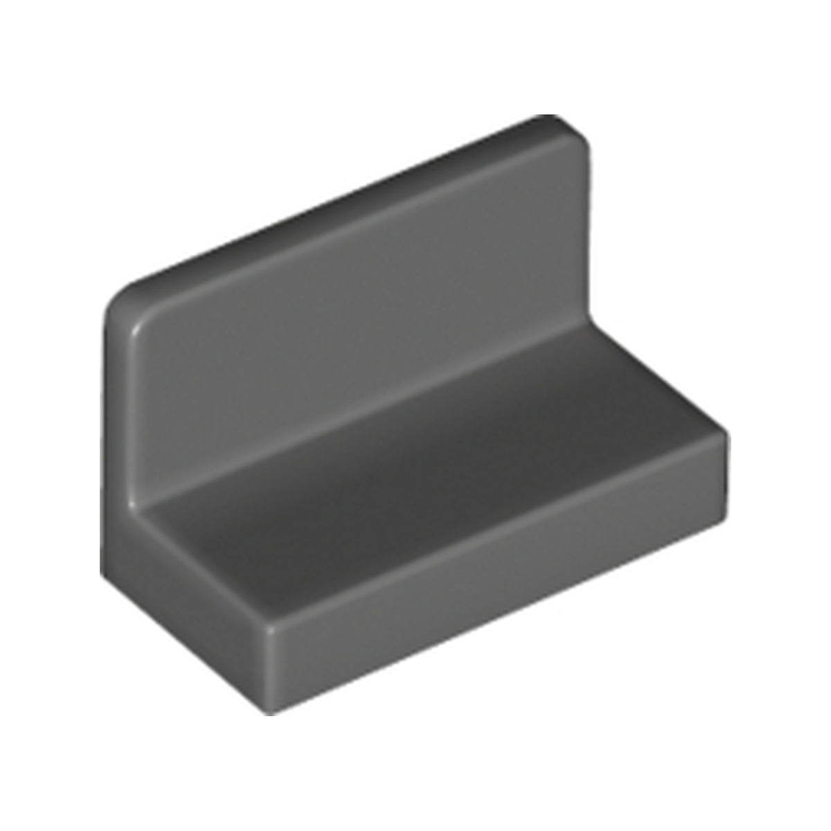 LEGO® Panel 1 x 2 x 1 with Rounded Corners 4865b dunkelgrau