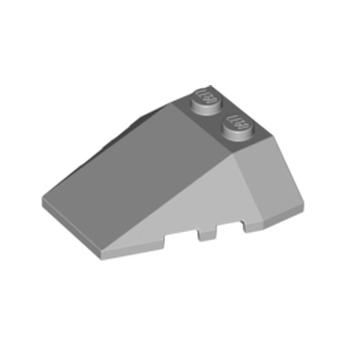 LEGO® Wedge 4 x 4 Triple with Stud Notches 48933 hellgrau