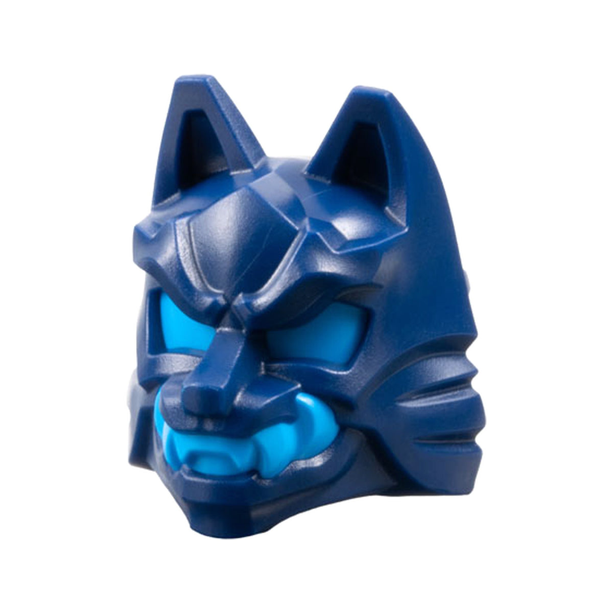 LEGO® Minifigure, Headgear Mask Wolf with Knot on Back with Molded Dark Azure Eyes, Teeth, and Head Wrap Pattern 4919pb01 dunkelblau