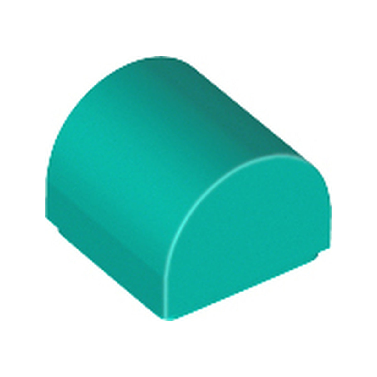 LEGO® Slope, Curved 1 x 1 x 2/3 Double 49307 dunkeltürkis