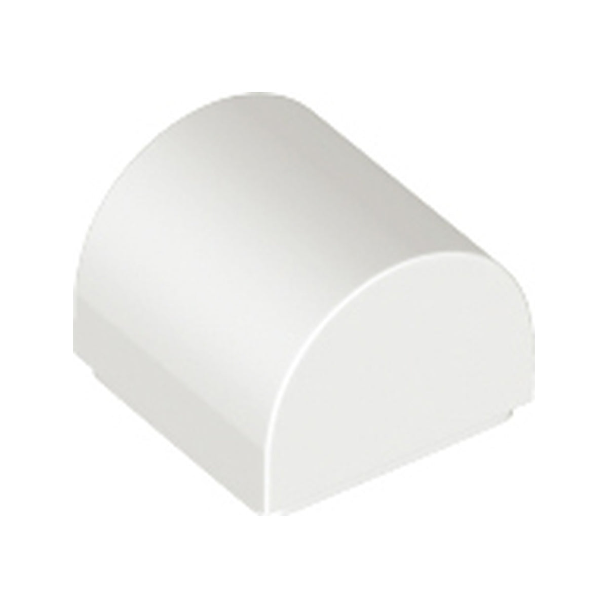 LEGO® Slope, Curved 1 x 1 x 2/3 Double 49307 weiss