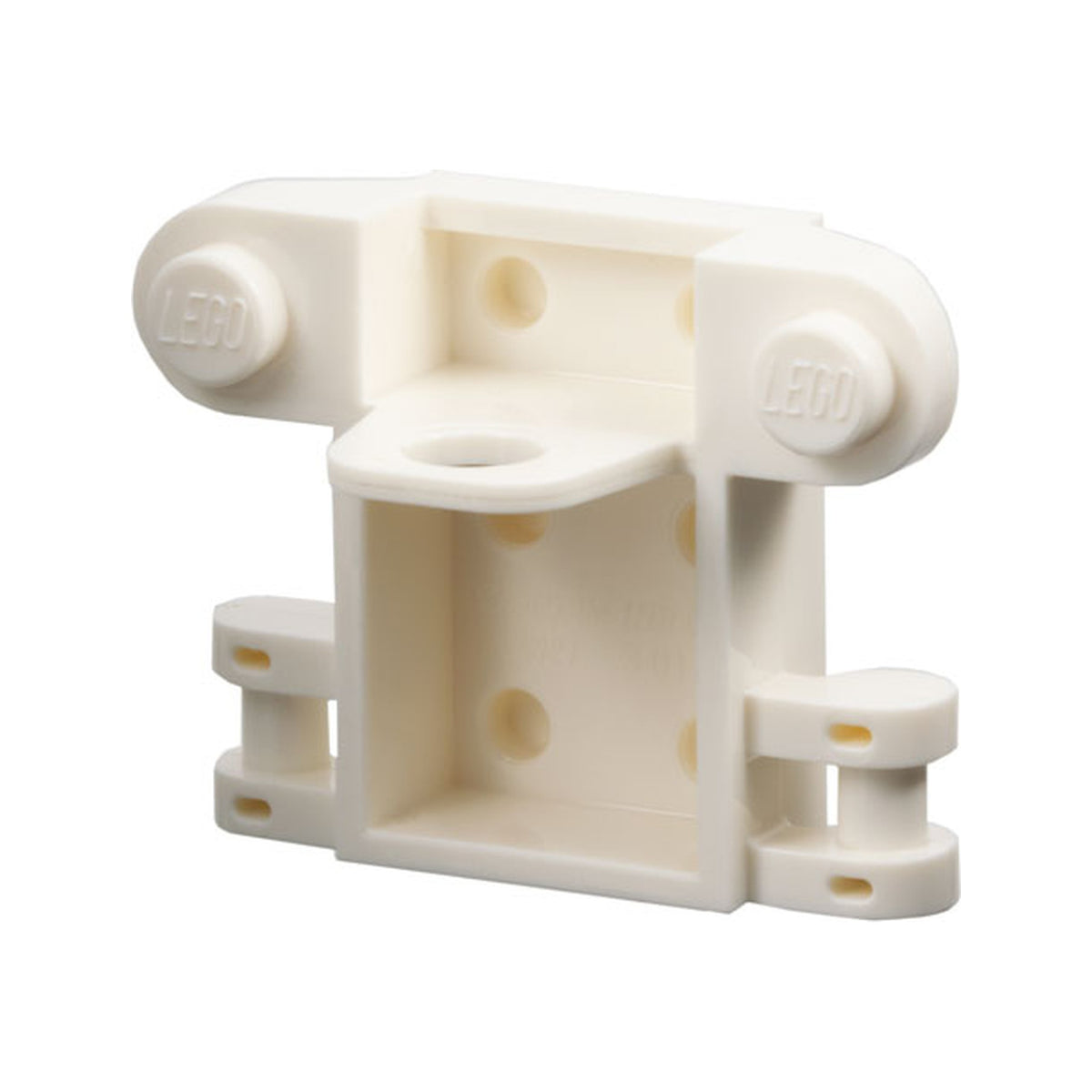 LEGO® Minifigure Backpack Space Utility with 2 Front Studs, 2 Bar Handles, and 6 Back Studs 4987 weiss