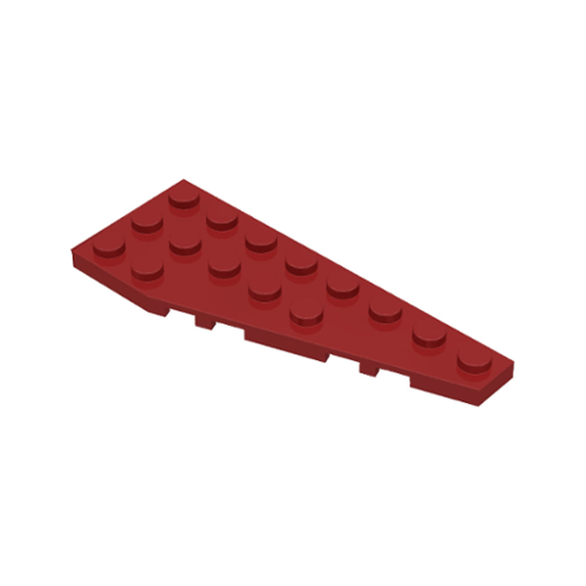 LEGO® Wedge, Plate 8 x 3 Pentagonal Right 50304 dunkelrot