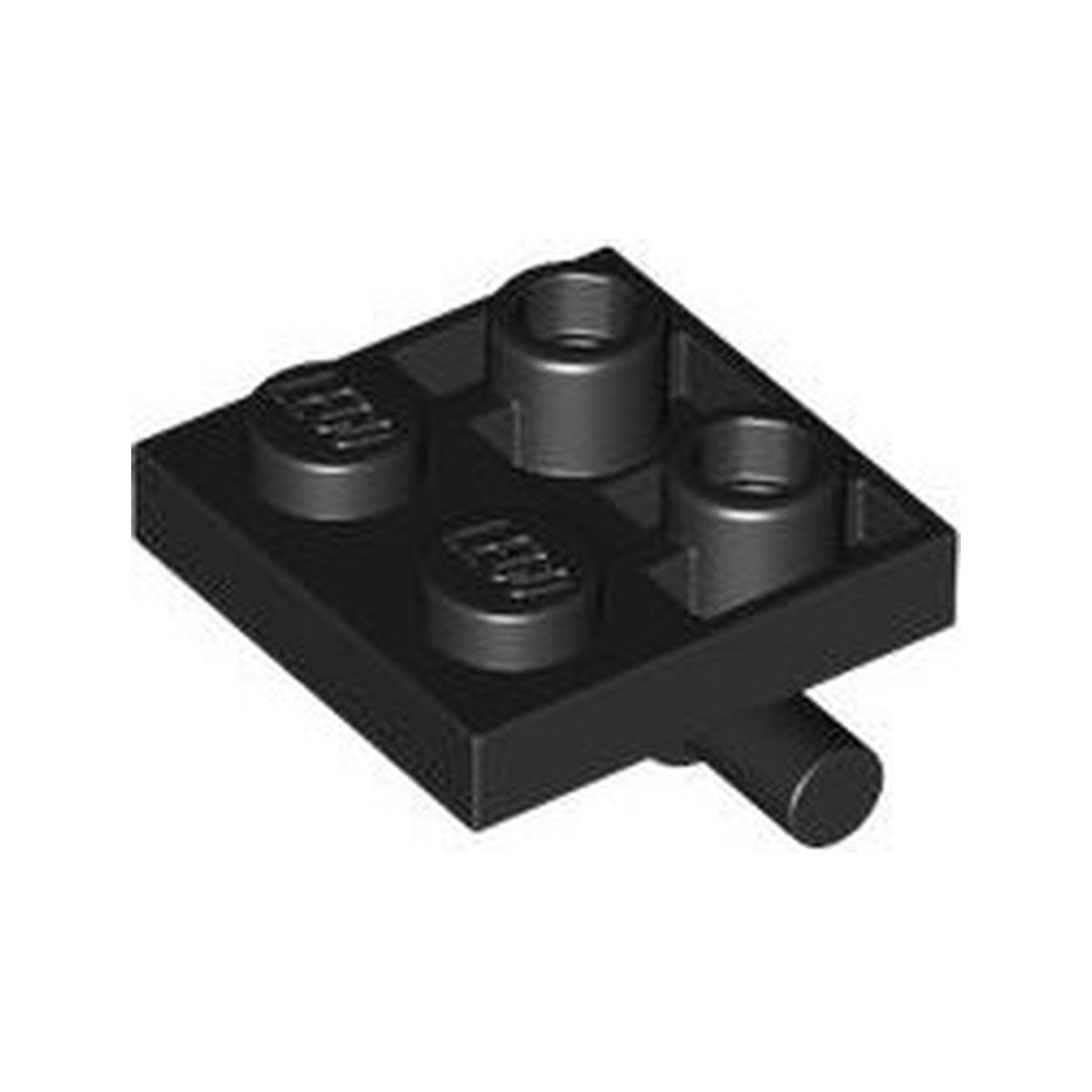 LEGO® Plate, Modified 2 x 2 with Bar on Bottom 5066 schwarz