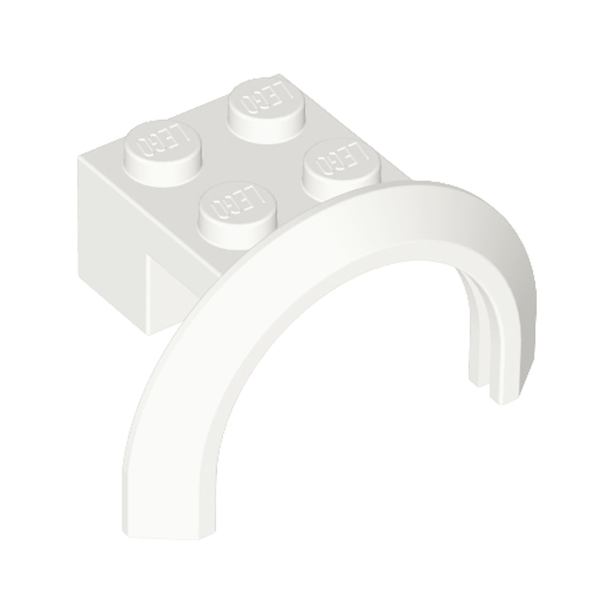 LEGO® Vehicle, Mudguard 4 x 2 1/2 x 1 2/3 with Arch Round 50745 weiss