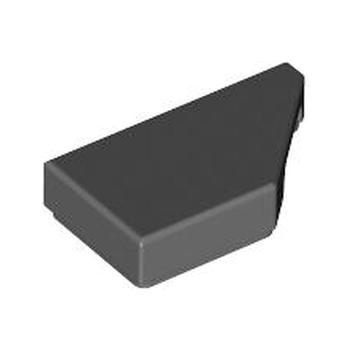 LEGO® Tile, Modified 1 x 2 Wedge Right 5092 dunkelgrau