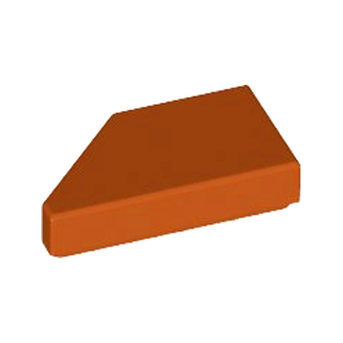 LEGO® Tile, Modified 1 x 2 Wedge Right 5092 dunkelorange