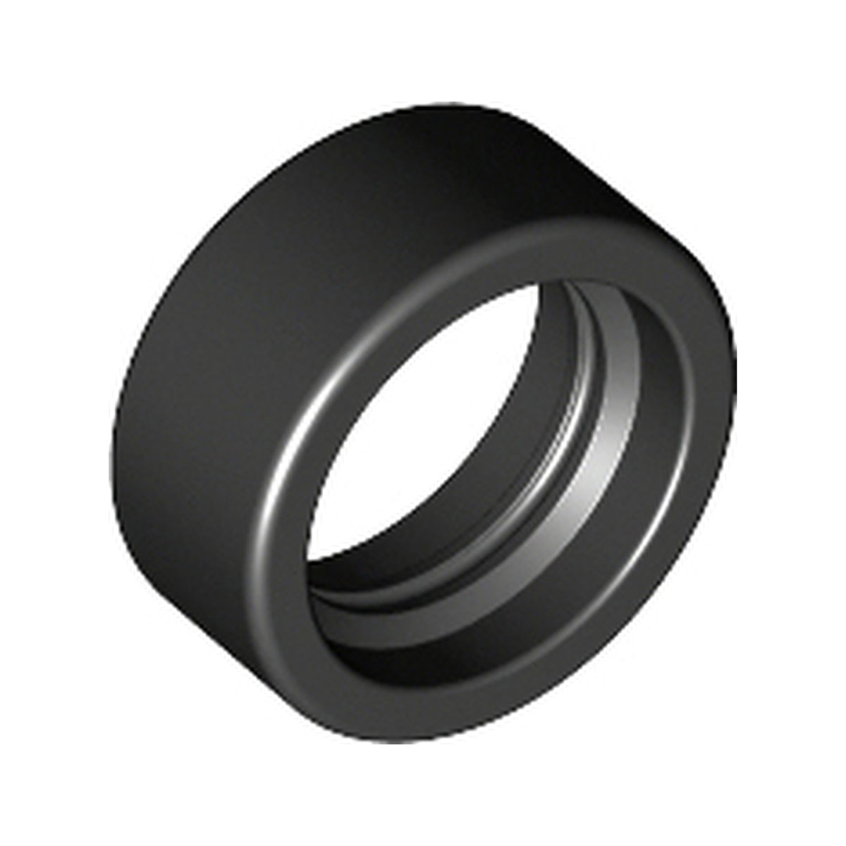 LEGO® Tire 14mm D. x 6mm Solid Smooth 50945 schwarz