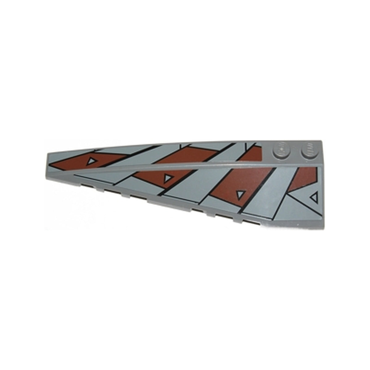 LEGO® Wedge 10 x 3 Left with SW Sith Pattern (Stickers) - Set 7957 50955pb010 dunkelgrau