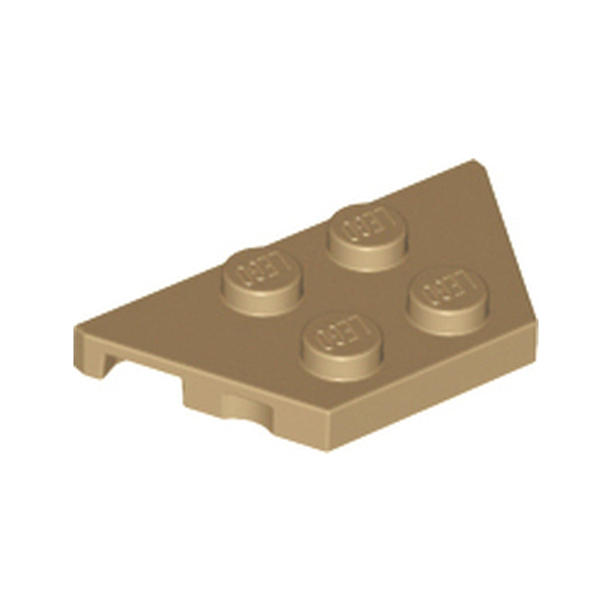 LEGO® Wedge, Plate 2 x 4 51739 dunkelbeige