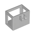 LEGO® Crane Bucket Lift Basket 2 x 3 x 2 with Locking Hinge Fingers 51858 hellgrau