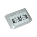 LEGO® Wedge 4 x 6 x 2/3 Triple Curved with SW AT-TE Control Panel Pattern (Sticker) - Set 75019 52031pb066 hellgrau