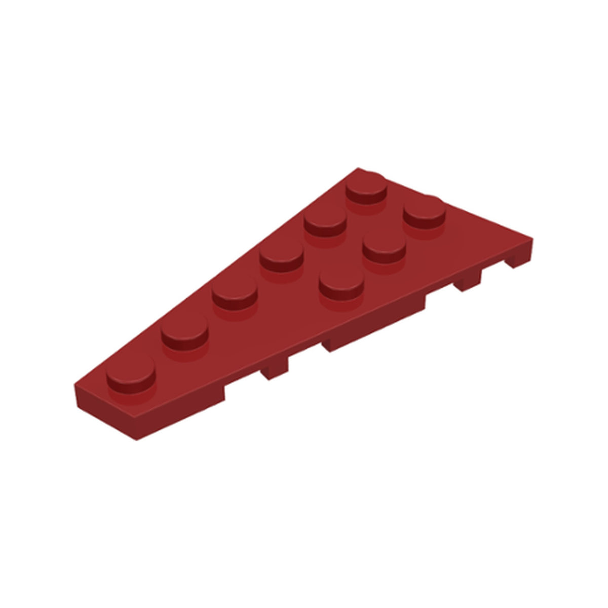 LEGO® Wedge, Plate 6 x 3 Left 54384 dunkelrot