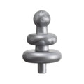LEGO® Minifigure, Antenna with 2 Diffusers and Small Pin 5525 silber