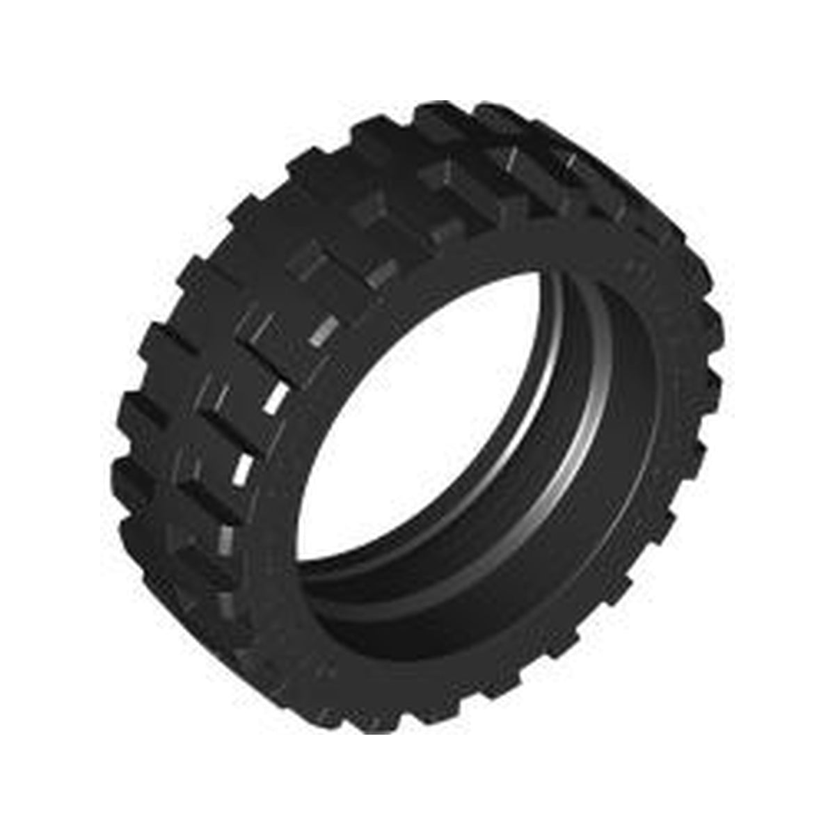 LEGO® Tire 43.2 x 14 Offset Tread 56898 schwarz