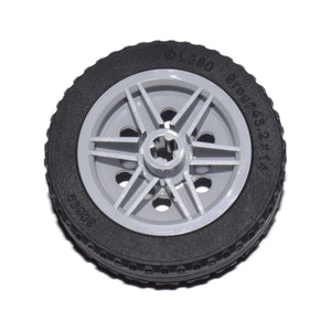 LEGO® Wheel 30mm D. x 14mm with Black Tire 43.2 x 14 Solid (56904 / 30699) 56904c02