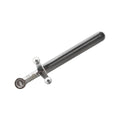 LEGO® Minifigure, Weapon Sword, Greatsword Round 59 chromsilber