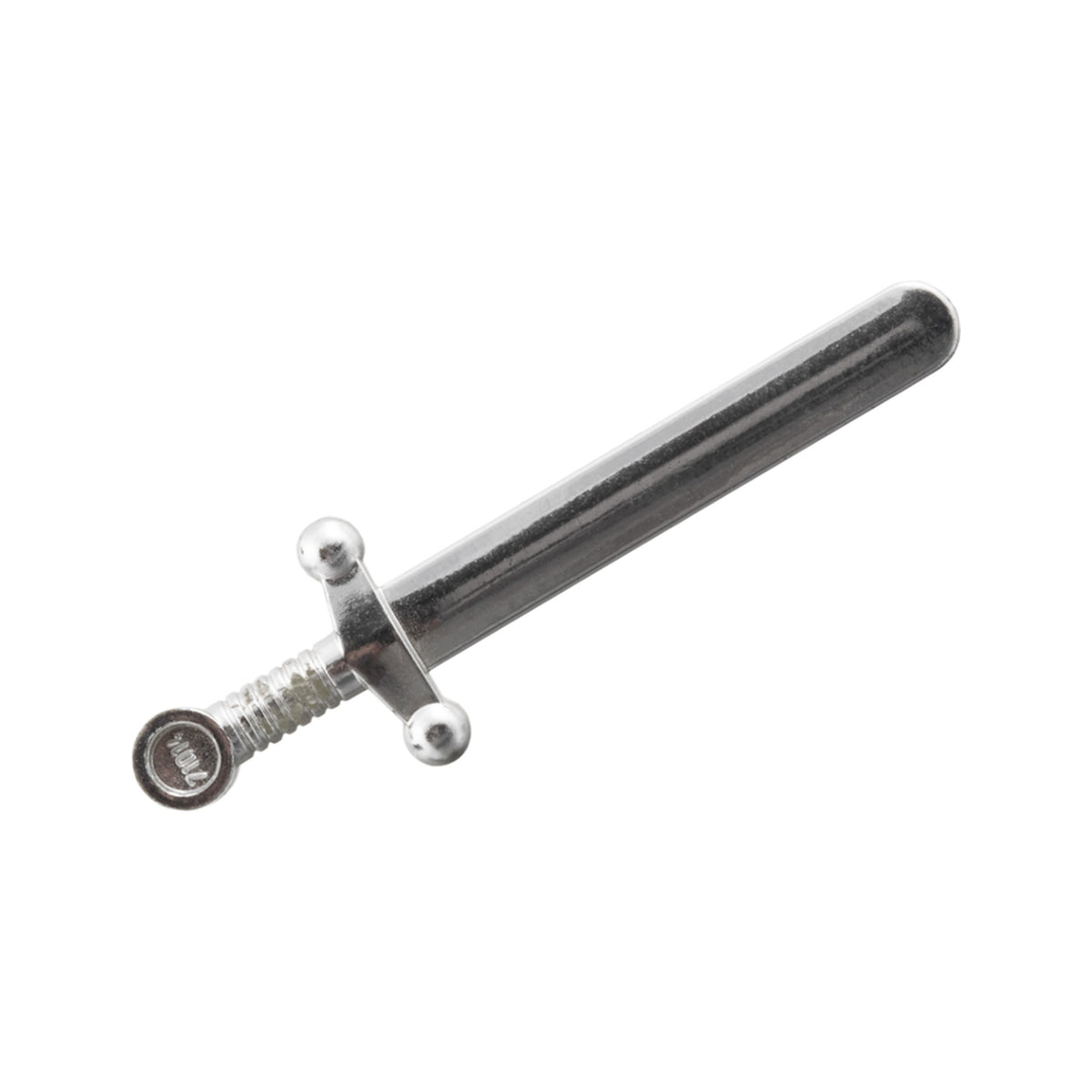 LEGO® Minifigure, Weapon Sword, Greatsword Round 59 chromsilber