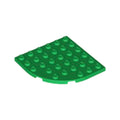 LEGO® Plate, Round Corner 6 x 6 6003 grün