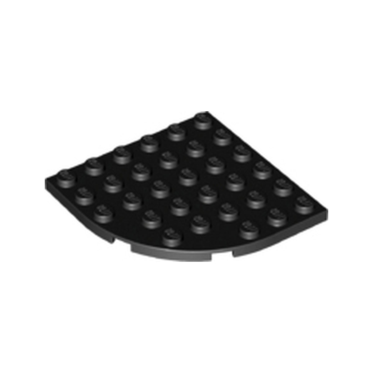 LEGO® Plate, Round Corner 6 x 6 6003 schwarz