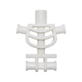 LEGO® Torso Skeleton, Rounded Rib Cage and Thick Shoulder Pins 60115 weiss