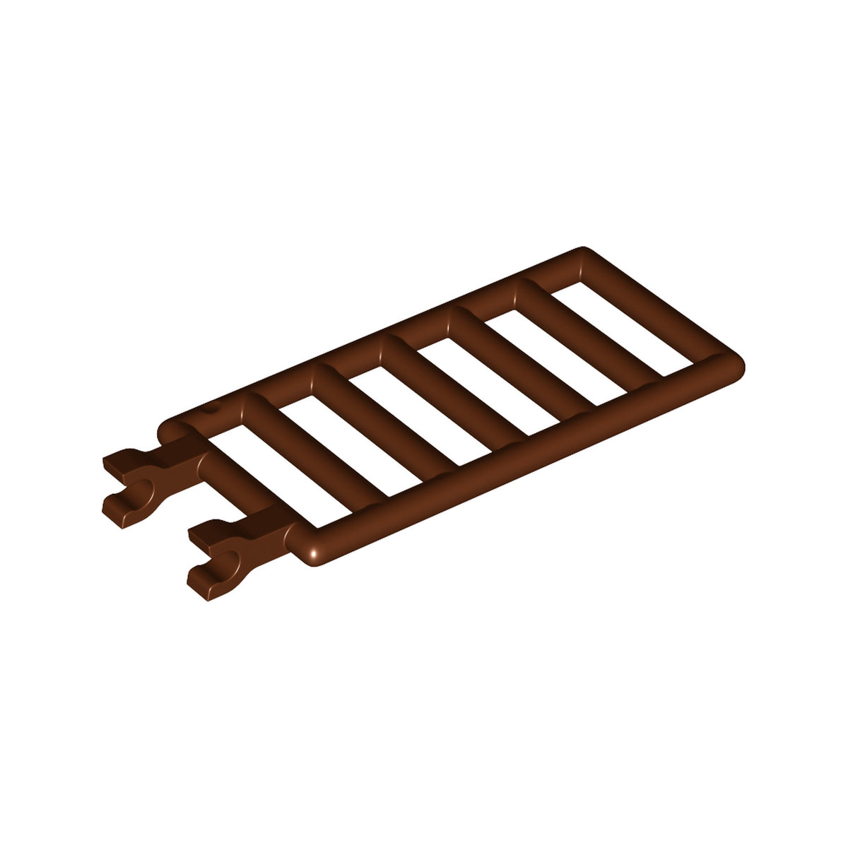 LEGO® Bar 7 x 3 with 2 U Clips (Ladder) 6020 braun