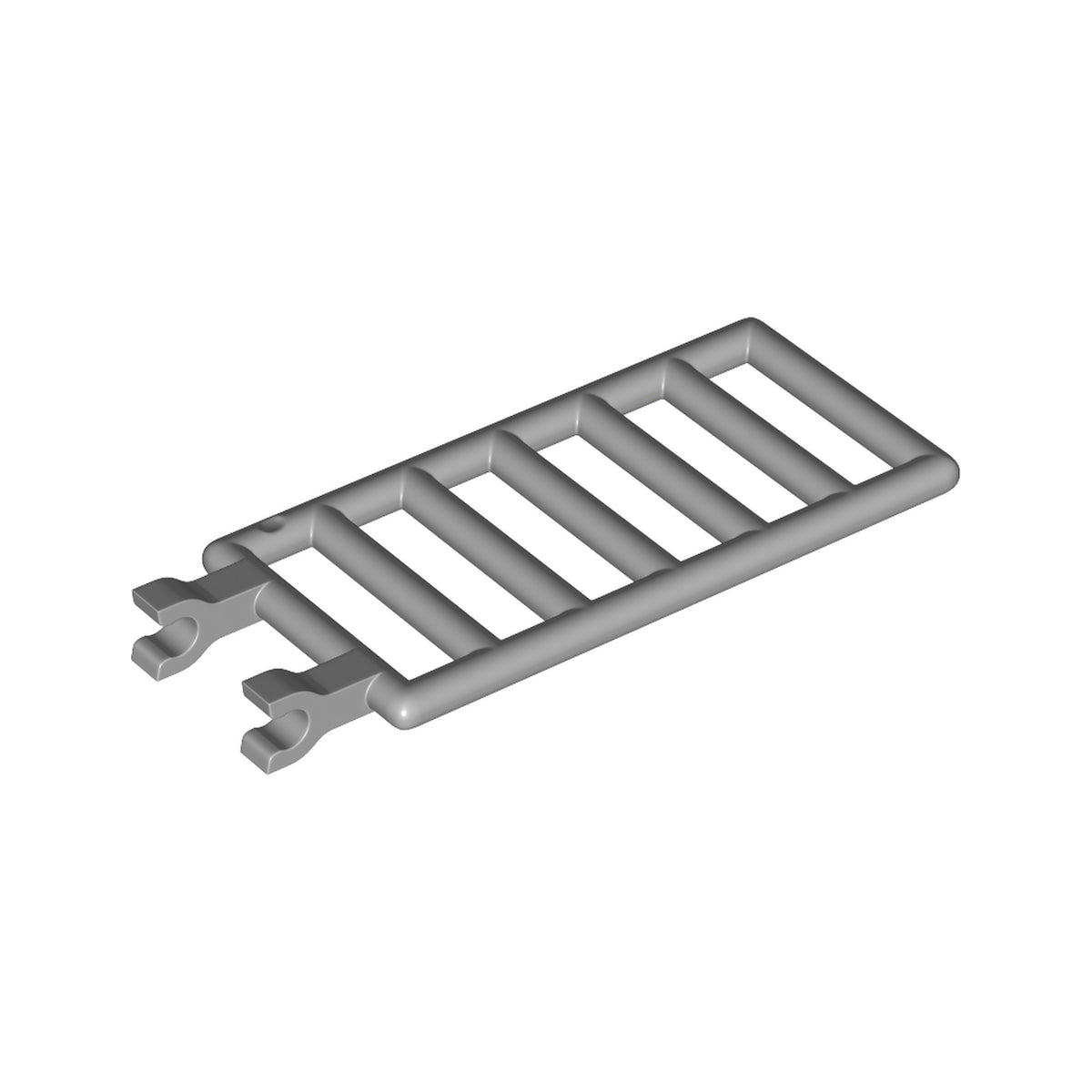 LEGO® Bar 7 x 3 with 2 U Clips (Ladder) 6020 hellgrau