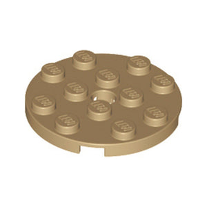 LEGO® Plate, Round 4 x 4 with Hole 60474