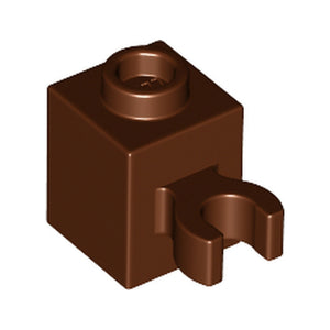 LEGO® Brick, Modified 1 x 1 with Open O Clip (Vertical Grip) - Hollow Stud 60475b