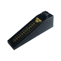 LEGO® Slope 18 4 x 1 with Gold Spider Web and Armor Plates Pattern (Sticker) - Set 76195 60477pb020 schwarz