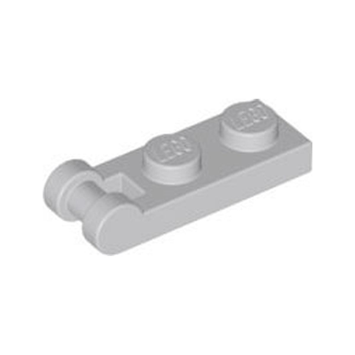 LEGO® Plate, Modified 1 x 2 with Bar Handle on End 60478 hellgrau