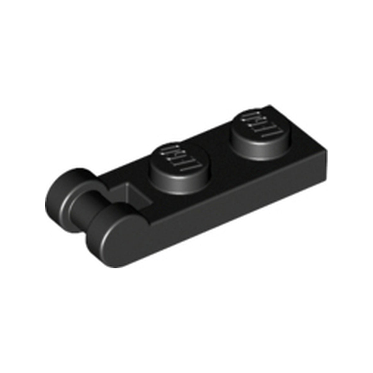 LEGO® Plate, Modified 1 x 2 with Bar Handle on End 60478 schwarz