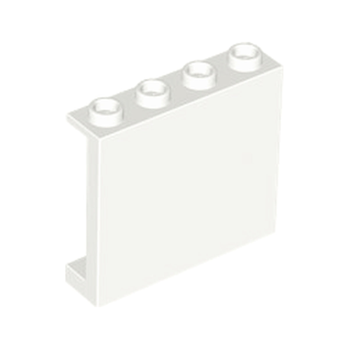 LEGO® Panel 1 x 4 x 3 with Side Supports - Hollow Studs 60581 weiss