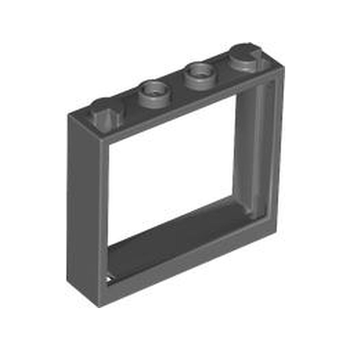 LEGO® Window 1 x 4 x 3 - No Shutter Tabs 60594 dunkelgrau