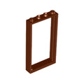 LEGO® Door, Frame 1 x 4 x 6 with 2 Holes on Top and Bottom 60596 braun