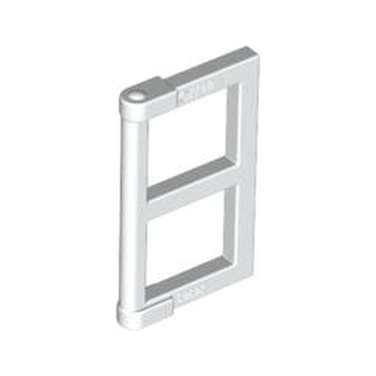 LEGO® Pane for Window 1 x 2 x 3 with Thick Corner Tabs 60608 weiss