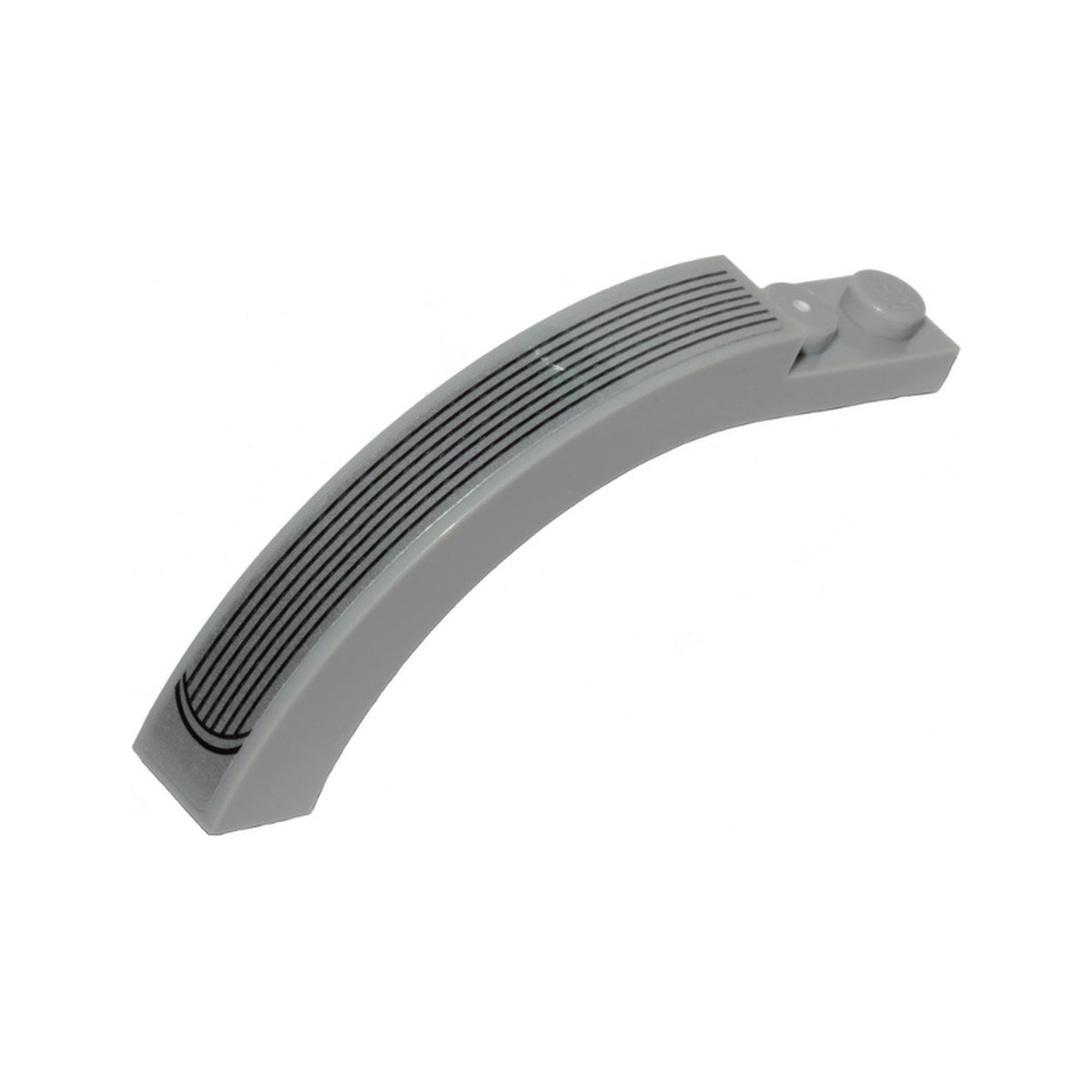 LEGO® Arch 1 x 6 x 3 1/3 Curved Top with SW Landspeeder 7 Black Stripes Pattern (Sticker) - Set 75271 6060pb002 hellgrau