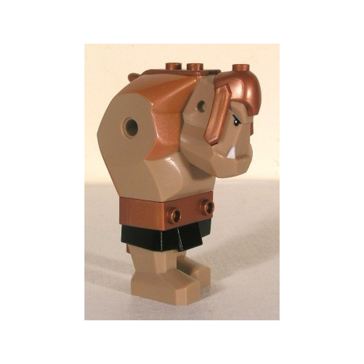 LEGO® Body Giant, Fantasy Era Troll with Copper Armor Pattern 60671c01pb01 dunkelbeige