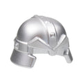 LEGO® Minifigure, Headgear Helmet Castle with Cheek Protection and Studded Bands (Dwarf) 60748 metallic-silber