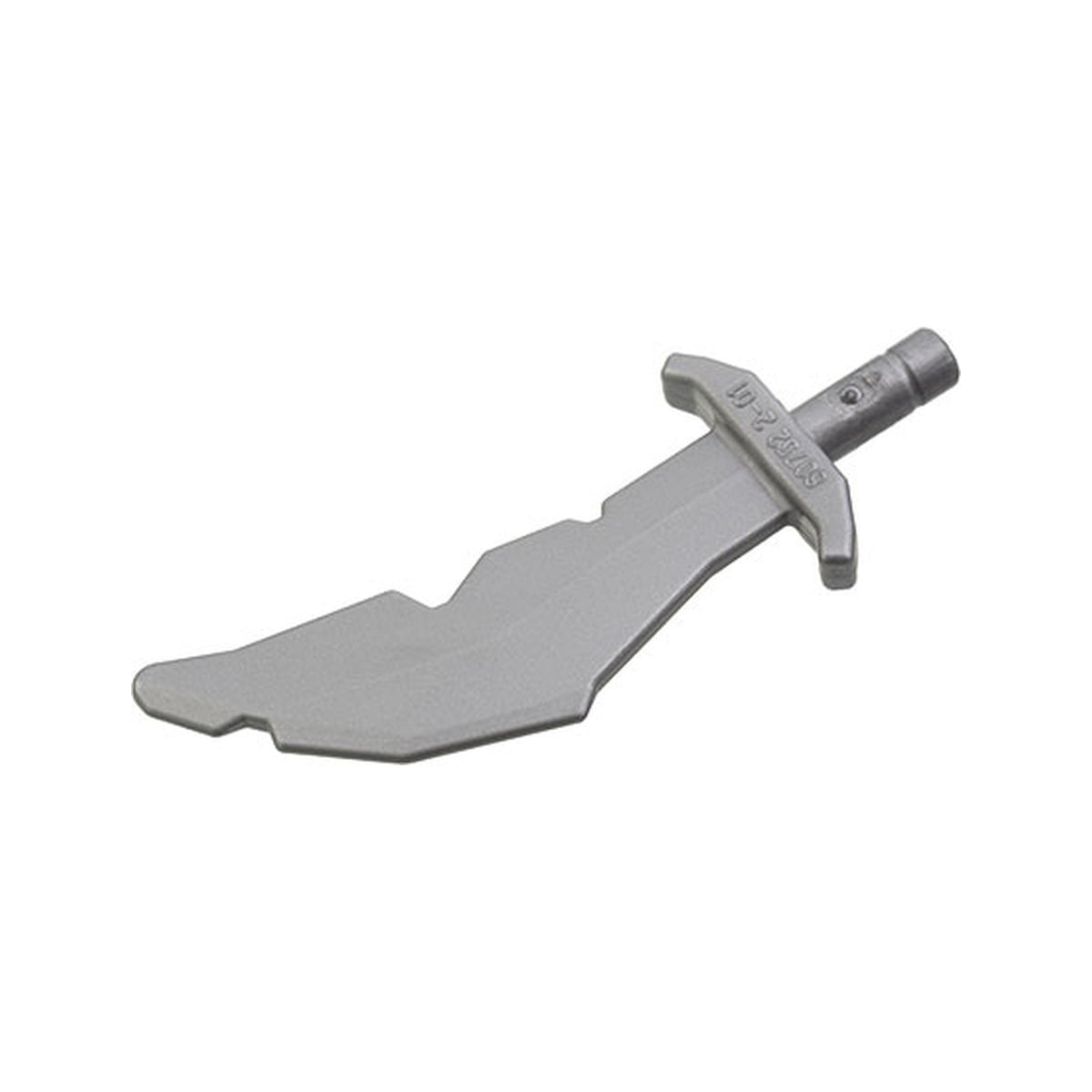 LEGO® Minifigure, Weapon Sword, Scimitar with Nicks 60752 silber