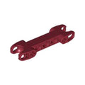 LEGO® Technic, Axle and Pin Connector 2 x 7 with 2 Ball Joint Sockets, Squared Ends, Closed Side Axle Holes 61054 dunkelrot