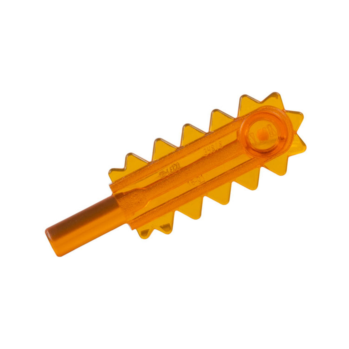LEGO® Minifigure, Utensil Tool Chainsaw Blade 6117 transparent orange