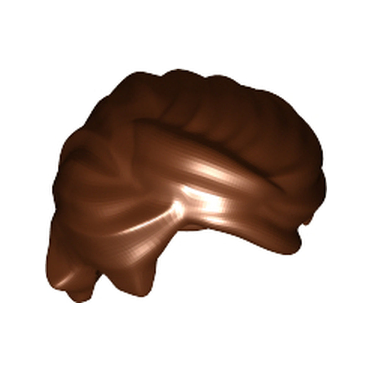 LEGO® Minifigure, Hair Swept Back Tousled 61183 braun